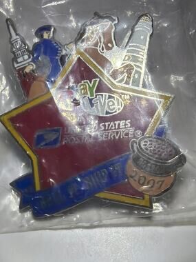 2007 eBay Live Sell It Ship It Promotional Lapel Pin United States Postal NEW